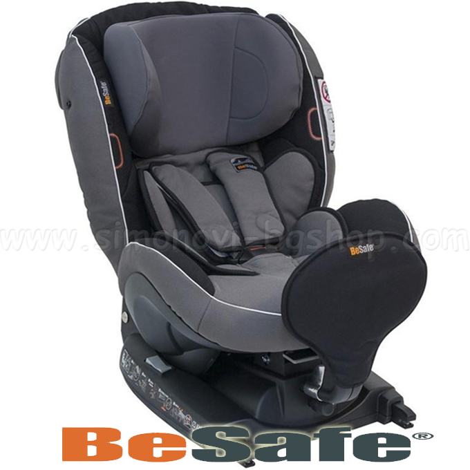 2014 BeSafe     iZi Kid i-Size (0-18) Dark Grey 40